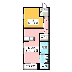 間取図画像 1LDK