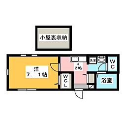 間取図画像 1K