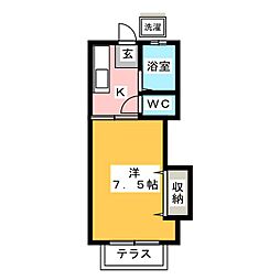 間取図画像 1K