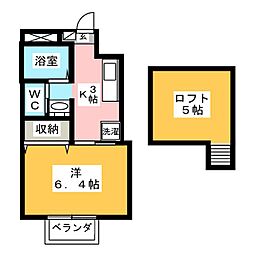 間取図画像 1K