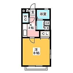 間取図画像 1K