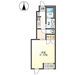 ネオグランドゥール・メイ 1Kの間取図画像