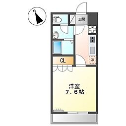 メゾン・ド・オリーブ 1Kの間取図画像