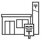 東舞鶴郵便局（251m）