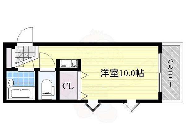 大阪府箕面市西小路２丁目(賃貸マンション1K・3階・23.00㎡)の写真 その2