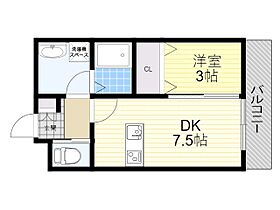 大阪府豊中市庄内西町１丁目（賃貸アパート1DK・3階・29.33㎡） その2