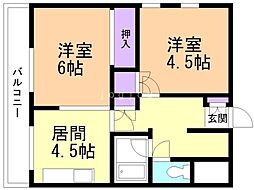 ＡＭＳ平岸313（旧星野マンション） 2階