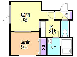 フォレスト平岡II 2階/205