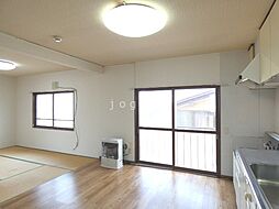 コーポ白鳥 201 2階2LDKのリビング/ダイニング