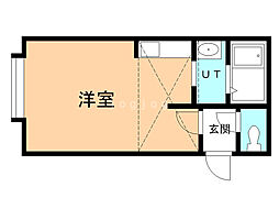 ファーミントンビレッジ 1Kの間取図画像