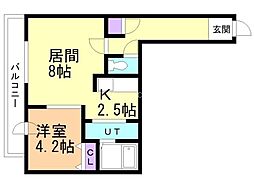 札幌市営東豊線 美園駅 徒歩3分 4階/-