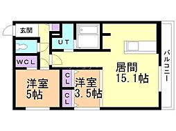 札幌市営東豊線 月寒中央駅 徒歩1分 2階/-