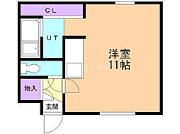 間取図画像 ワンルーム
