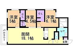 物件の間取り