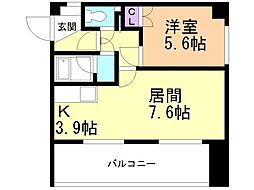 間取図画像 1LDK