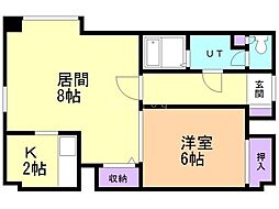 間取図画像 1LDK