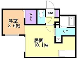 間取図画像 1LDK