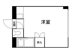 マイ・ハイム平岸 ワンルームの間取図画像