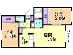 物件の間取り