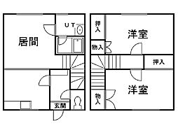 みきマンション 2LDKの間取図画像