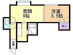 スペースアイ 1LDKの間取図画像