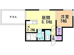 ARTAVENUE 1LDKの間取図画像