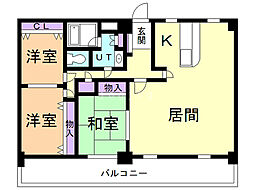 エクセレント平岸 3LDKの間取図画像