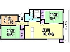 物件の間取り