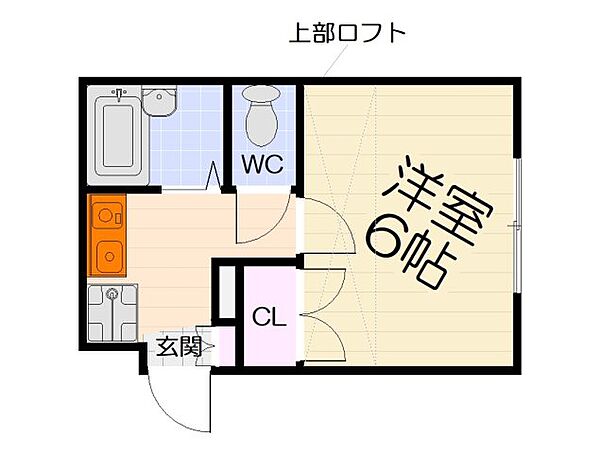 大阪府堺市中区土塔町(賃貸アパート1K・2階・19.87㎡)の写真 その2