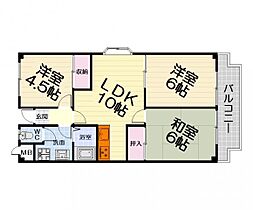 大阪府泉大津市二田町3丁目（賃貸マンション3LDK・3階・56.00㎡） その2