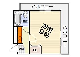 大阪府泉大津市曽根町1丁目（賃貸マンション1R・3階・23.00㎡） その2