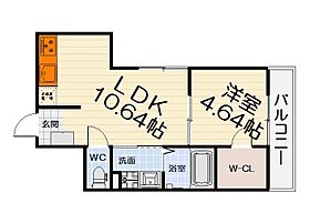 大阪府高石市羽衣1丁目（賃貸アパート1LDK・1階・35.23㎡） その2