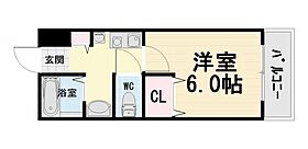 大阪府高石市西取石3丁目（賃貸マンション1K・4階・24.00㎡） その2