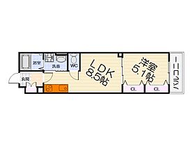 大阪府高石市高師浜4丁目（賃貸アパート1LDK・1階・33.66㎡） その1