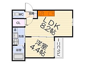 ソレーユ津久野II  ｜ 大阪府堺市西区津久野町2丁（賃貸アパート1LDK・3階・30.01㎡） その2