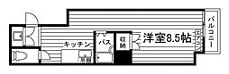 スウィートプラザ23 ワンルームの間取図画像