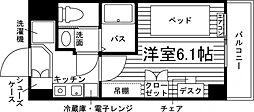 学生会館レリオン京都上賀茂 1Kの間取図画像