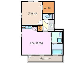 三重県四日市市桜台本町（賃貸アパート1LDK・2階・46.72㎡） その2