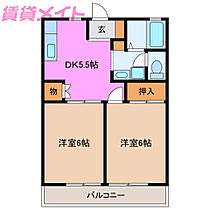 三重県三重郡菰野町大字田口（賃貸アパート2K・1階・39.74㎡） その2