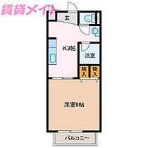 三重県三重郡菰野町大字菰野（賃貸アパート1K・2階・28.03㎡） その2