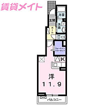 三重県四日市市生桑町（賃貸アパート1R・1階・32.94㎡） その2