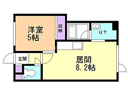 間取図画像 1LDK