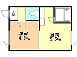 ノースパレスV 1階