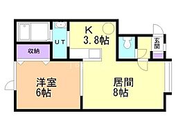 間取図画像 1LDK