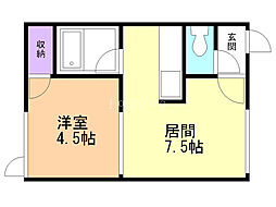 リバーサイド北都 1階