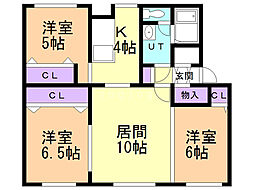 間取図画像 3LDK