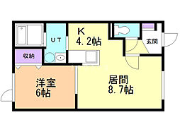 間取図画像 1LDK