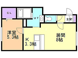 間取図画像 1LDK