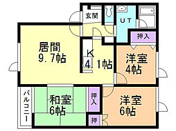 間取図画像 3LDK