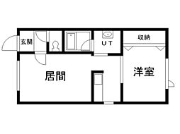 パークマンション 1LDKの間取図画像